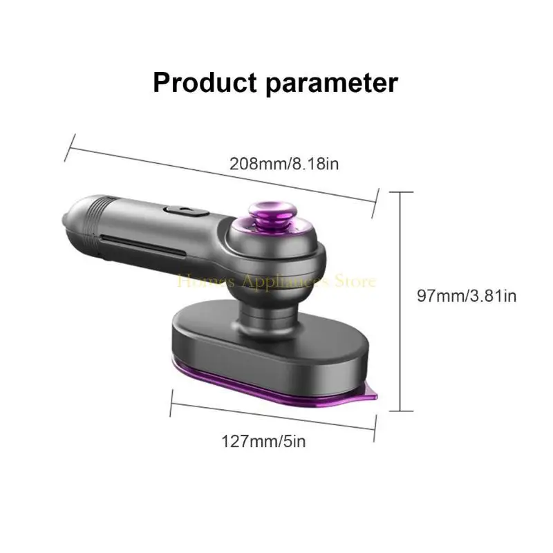 D0AB a portátil para roupas viagem a e ferro ferro rápido horizontal