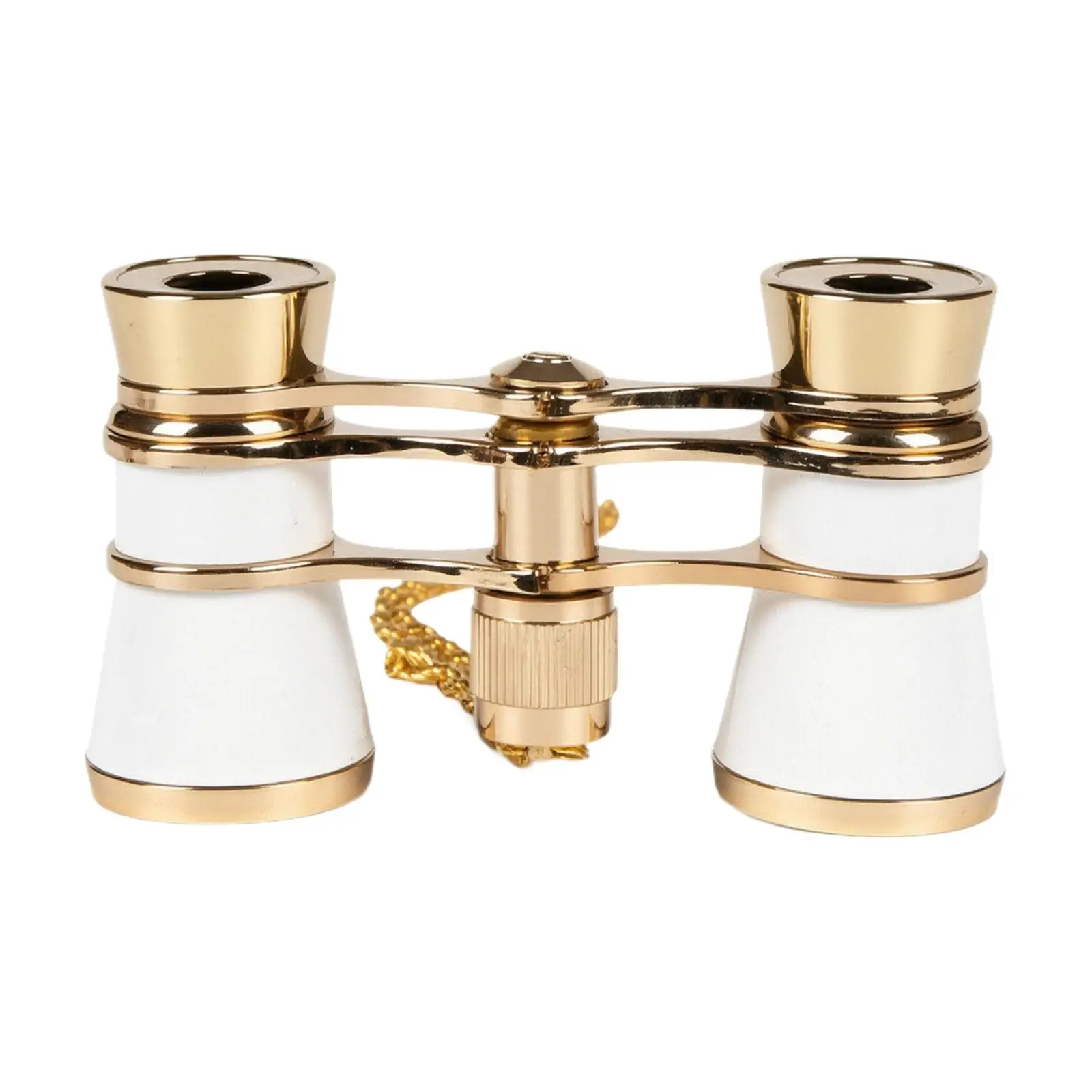 Classic Metal Opera Binocular 3x25 with Chain and Case for Theater Shows Concerts and Ballet Viewing