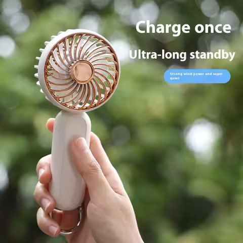 New Handheld Fan, Portable USB Rechargeable Mini Desk Fan for Students, Pocket Hiking Fan, Summer Gift Idea