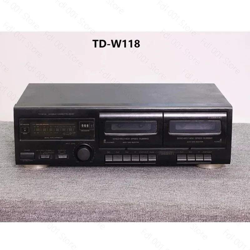 Dual Cassette Deck Recorder 2-Way Tape Deck Player with Auto Reverse Hi-Fi Stereo Sound Vintage Audio Equipment Not Brand New
