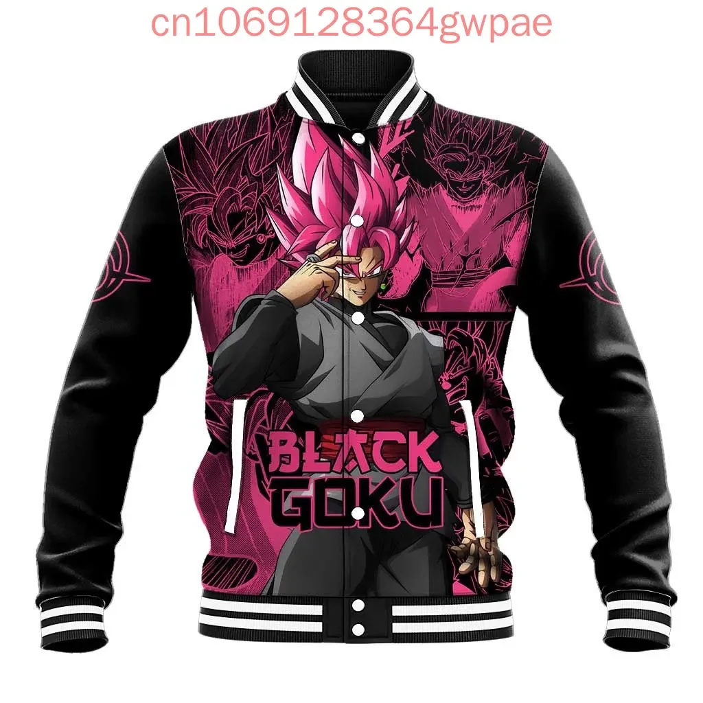 

2025 New Dragon Ball Baseball Jackets 3D Printed Street Fashion Y2K Men's and Women's Children's Jackets