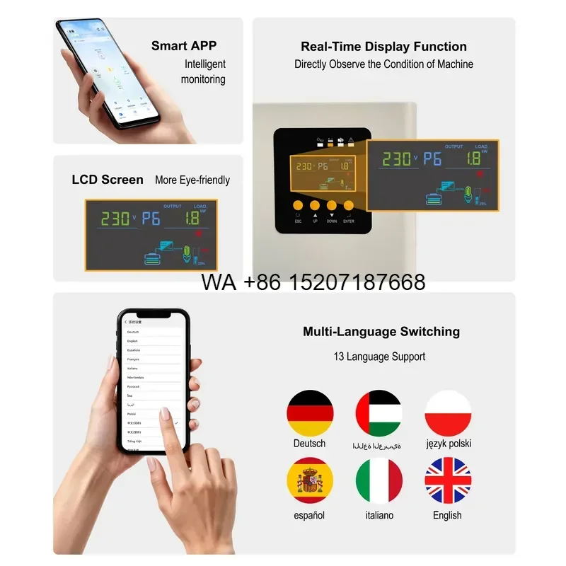 Wmwmnu 5.22kWh to 20.88kWh 51.2V 102Ah Low Voltage Easy Install Photovoltaic Energy Storage System for Home Use or Small