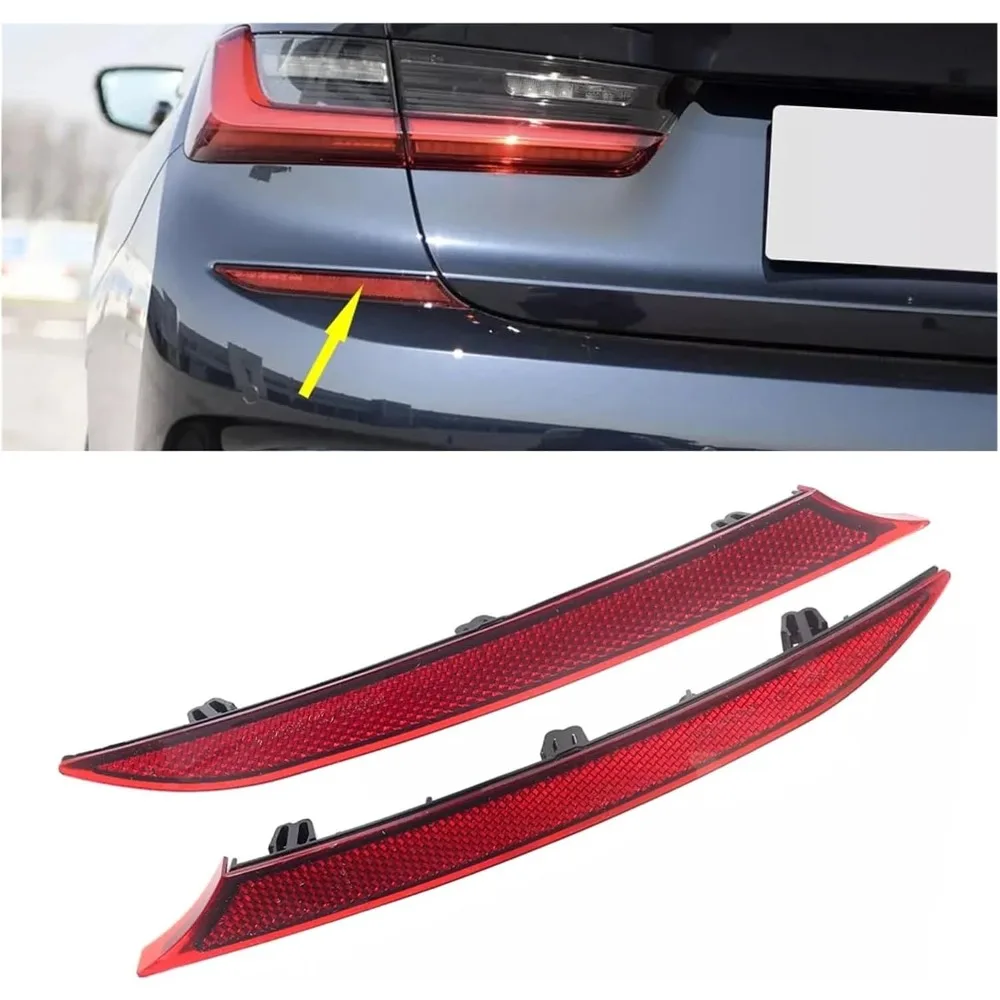 

Рефлекторы заднего бампера подходят для BMW Sport Series 3 G20 320 325 330 340 2018 2019 2020 2021 63148074229 63148074230