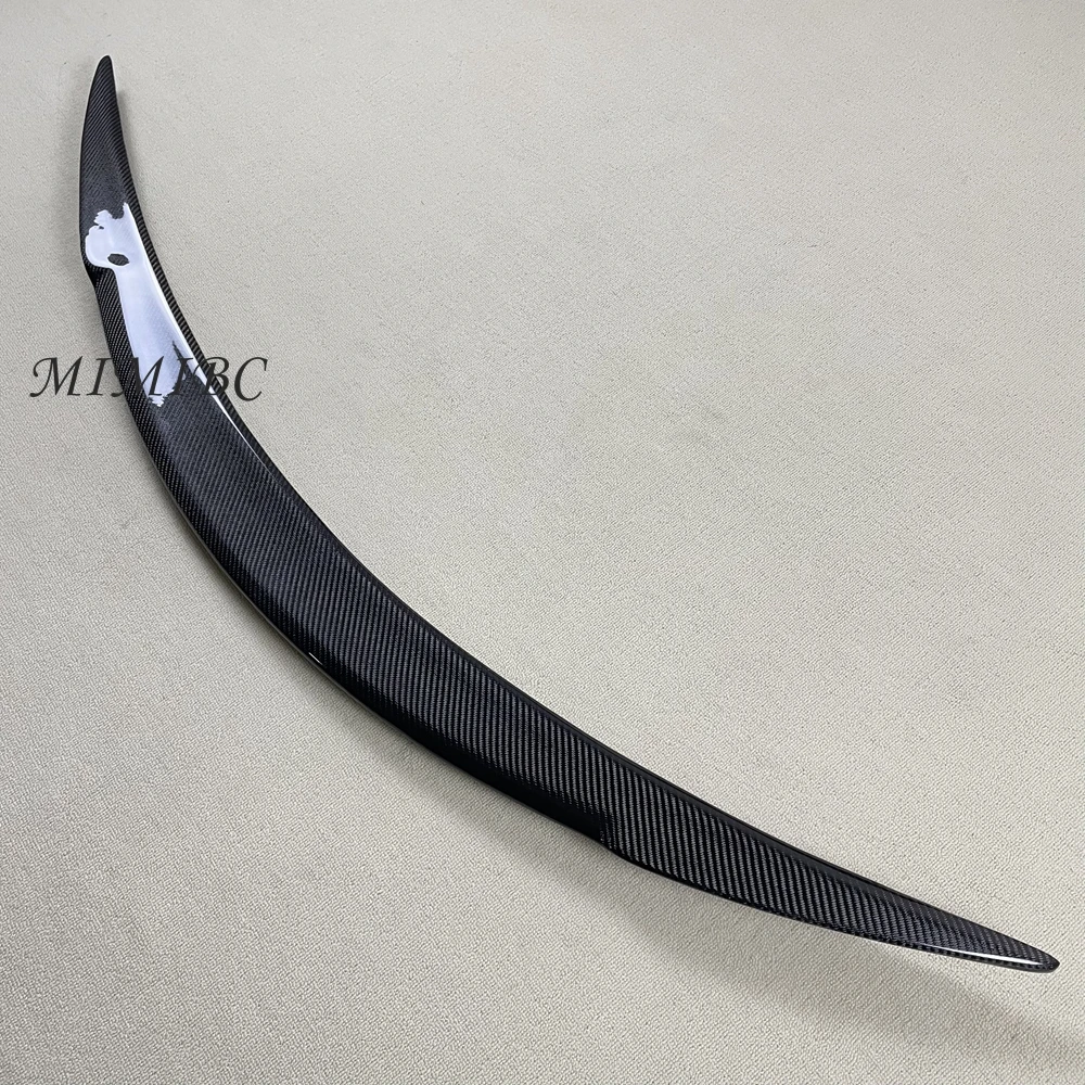 FOR  Tesla Model S Carbon fiber Rear Spoiler Trunk wing 2014-2022 RZ Style FRP Matt carbon