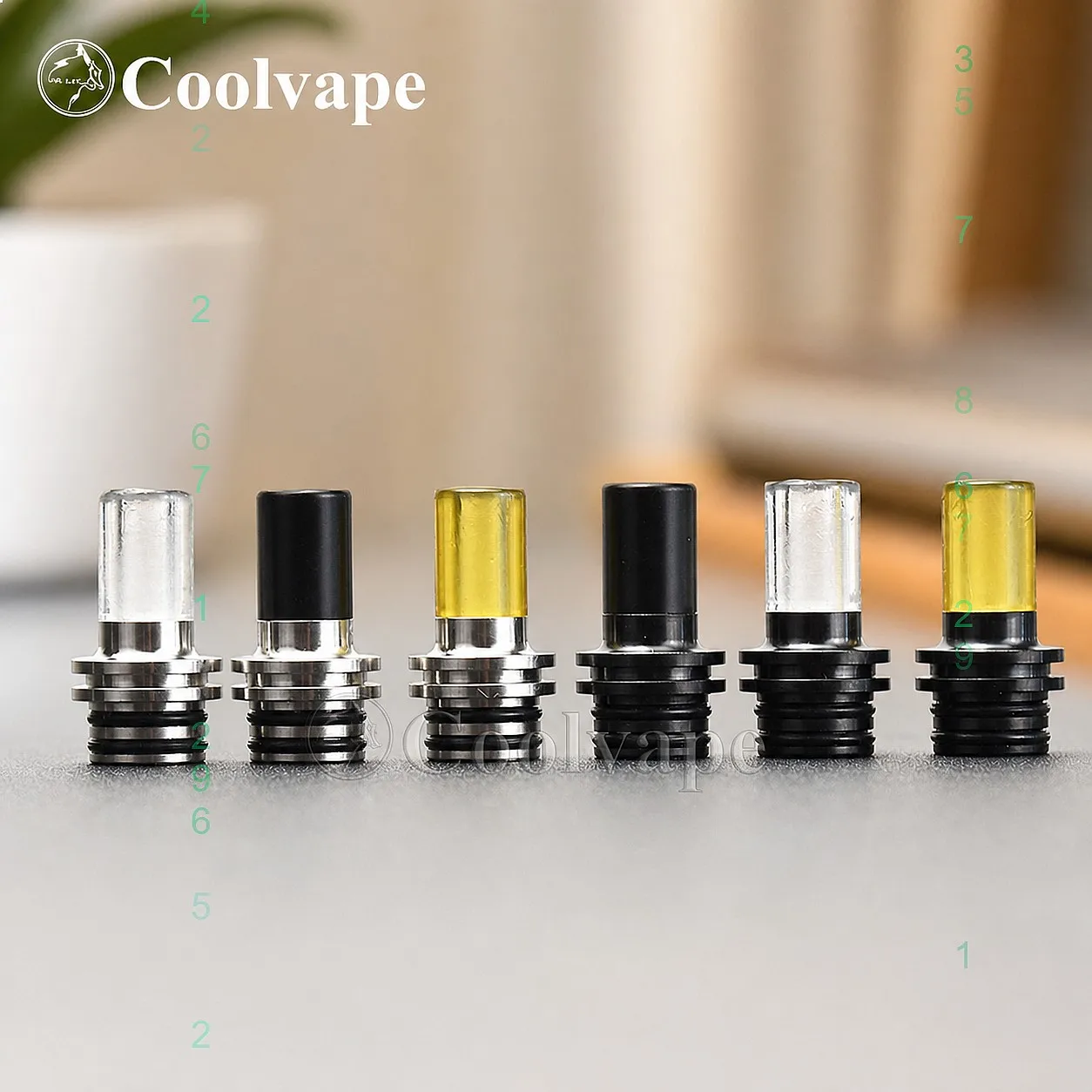 510 MTL Drip Tip Heat Resistan - Accessories For Vaping 리뷰 및 가격