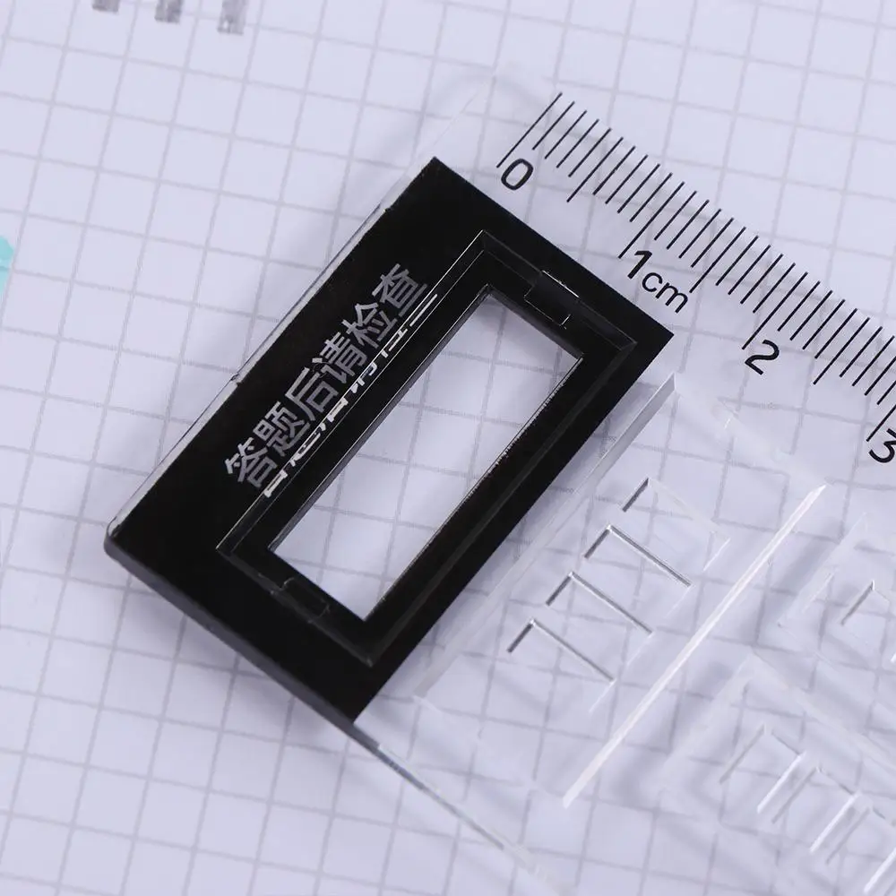Drawing Tool 15cm Exam Straight Ruler Plastic Transparent Drawing Ruler Multifunction Measuring Ruler Math