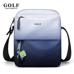 GOLF Shoulder Bag Men Fashion Crossbody Purse Cell Phone Cross Body Bag Nylon Waterproof With Anti Theft Pocket Gradient Stylish
