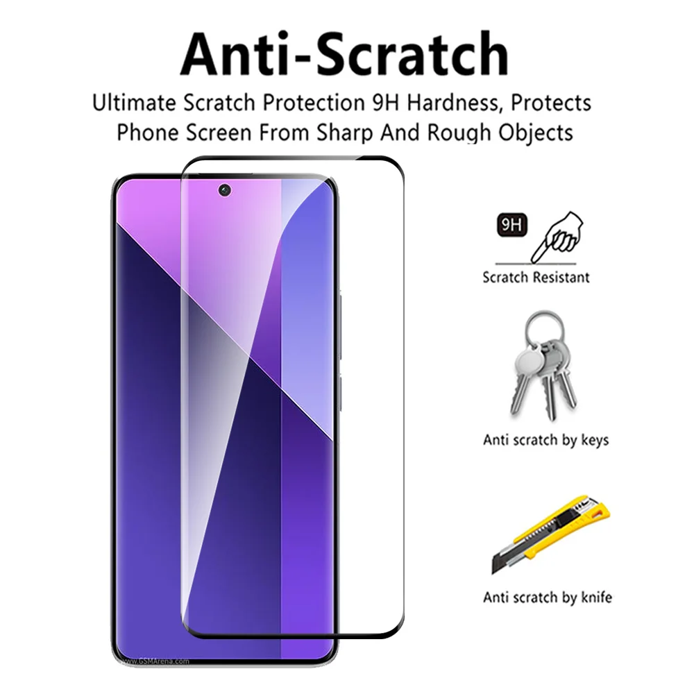 Redmy Note 13 Pro Plus Glass 4in1 Camera Protective Tempered Glass For Xiaomi Redmi Note13 Pro+ Note13Pro 4G 5G Screen Protector