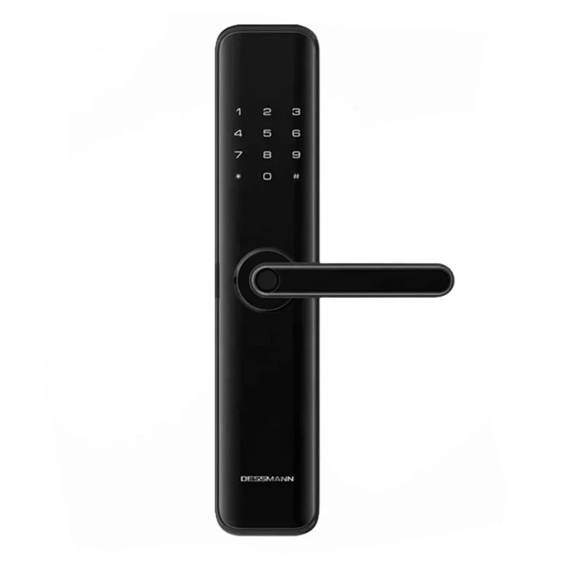 

Desman E16 Smart Fingerprint Door Lock Safety Protection Digital Electronic w Handle Wifi Card Password Combination Padlock Key