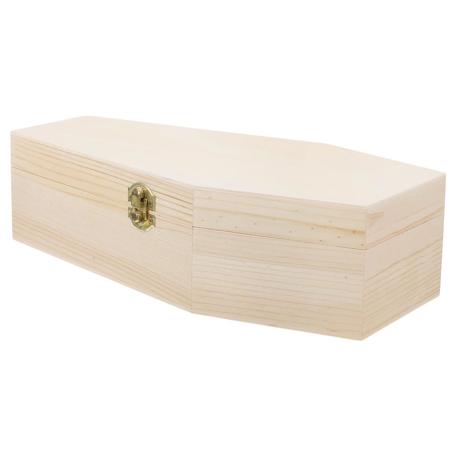 

Large Wooden Coffin Candy Box Hinged Lid Halloween Candy Storage Gothic Jewelry Organizer Spooky Home Decor Party Favor