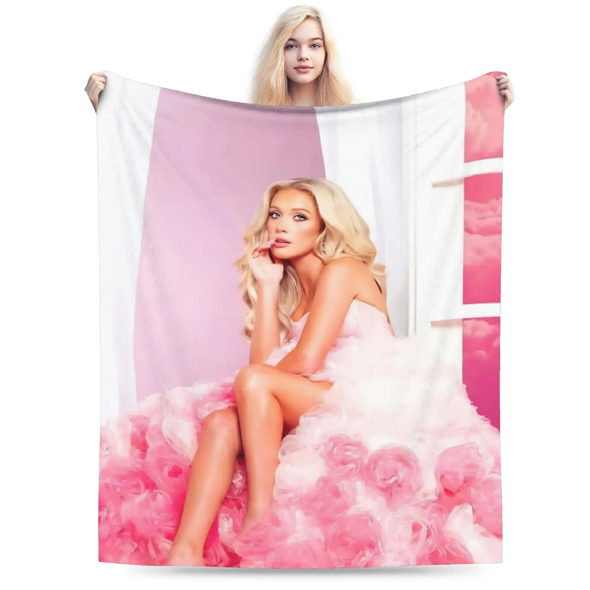 Megan Moroney Singer  Throw Blanket for Couch  Fuzzy Soft Plush Blanket 50x60 Inches Multi-size Bedspreads for All Seasons