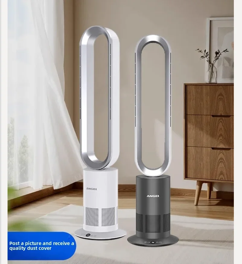 

Напольный безлопастной вентилятор-очиститель воздуха Angelo (Германия) 220В, 2-в-1: обогрев и охлаждение, для дома, QDW