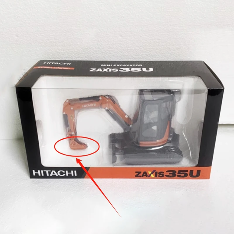 Diecast 1/30 Scale HITACHI ZAXIS ZX35U-5A Rear Ultra-Small Rotary