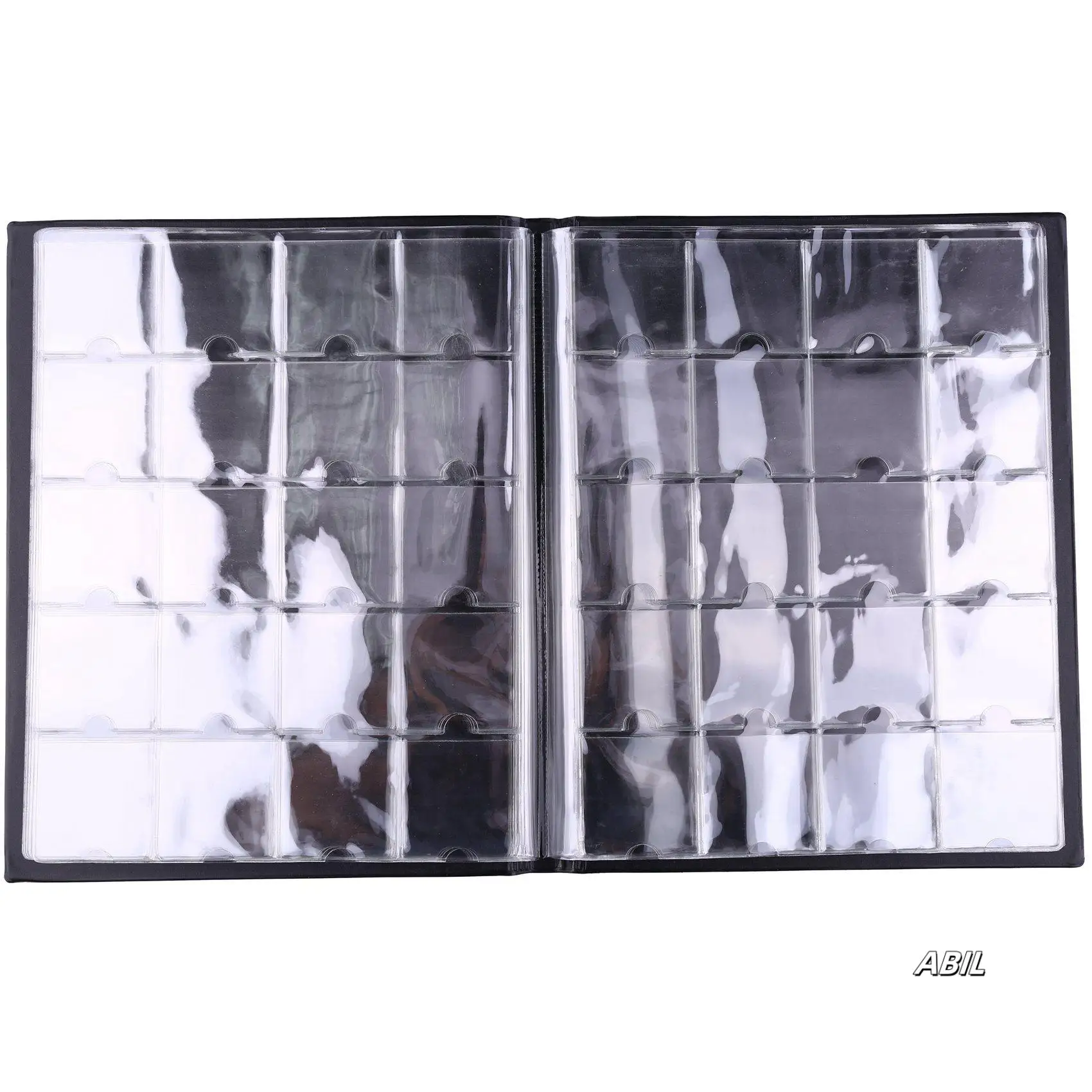 

PCCB Put 200 Pcs Coins Album For Coin Collection Book With 50PCS Square Cardboard Coin Holders Coin Album Collection
