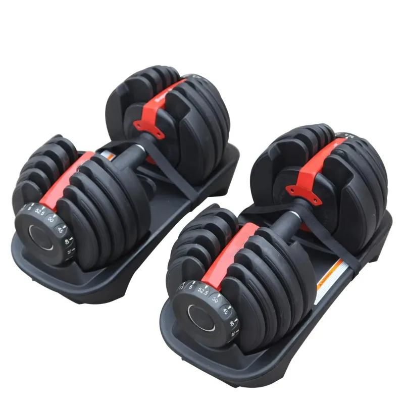 

Square Adjustable Dumbbells Sets 24kg for All Fitness Levels Easy to Use High Quality Home Gym Fitness Equipment Professional