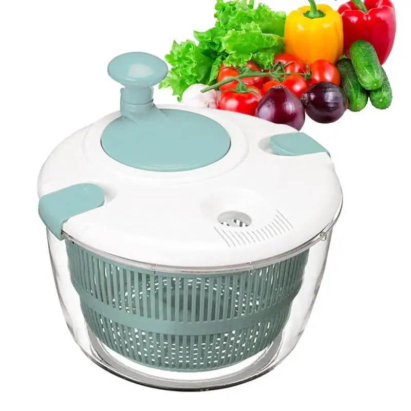 

Vegetables Salad Spinner Manual Lettuce Dehydrator Vegetables Washer Dryer Multifunctional Food Strainer Kitchen Accesosries