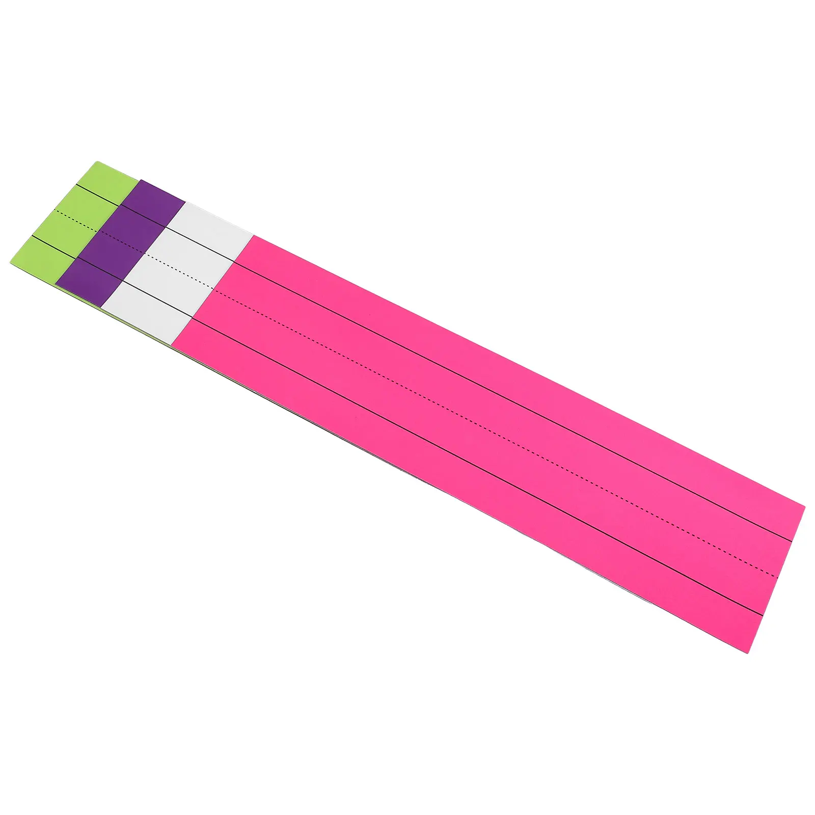 

4Pcs Magnetic Sentence Strips Large Reusable Dry Erase for Teachers Classroom Whiteboard Magnetic Message Stickers Fridge