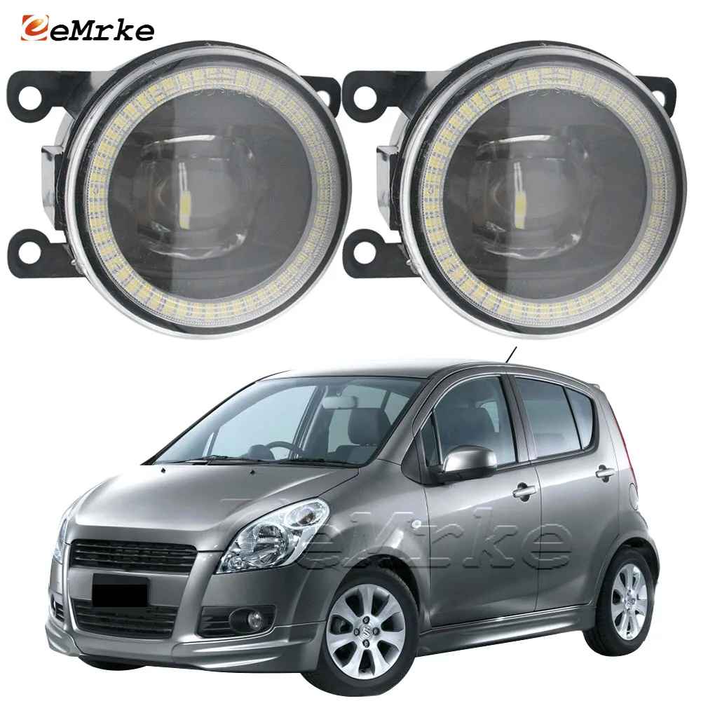 

LED Angel Eye Daytime Running Lights for Suzuki Splash EX Maruti Ritz 2008 '09 '10 '11 '12 '13 2014 Fog Lights 15W Cut-Line Lens