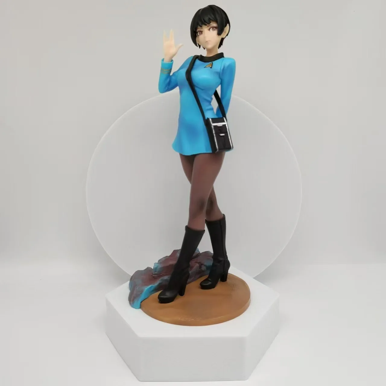 20 cm Star Trek Bishoujo Vulcan Wetenschap Officier Anime Meisje Figuur Commando/Medische Officier Action Figure Collection Model pop Speelgoed