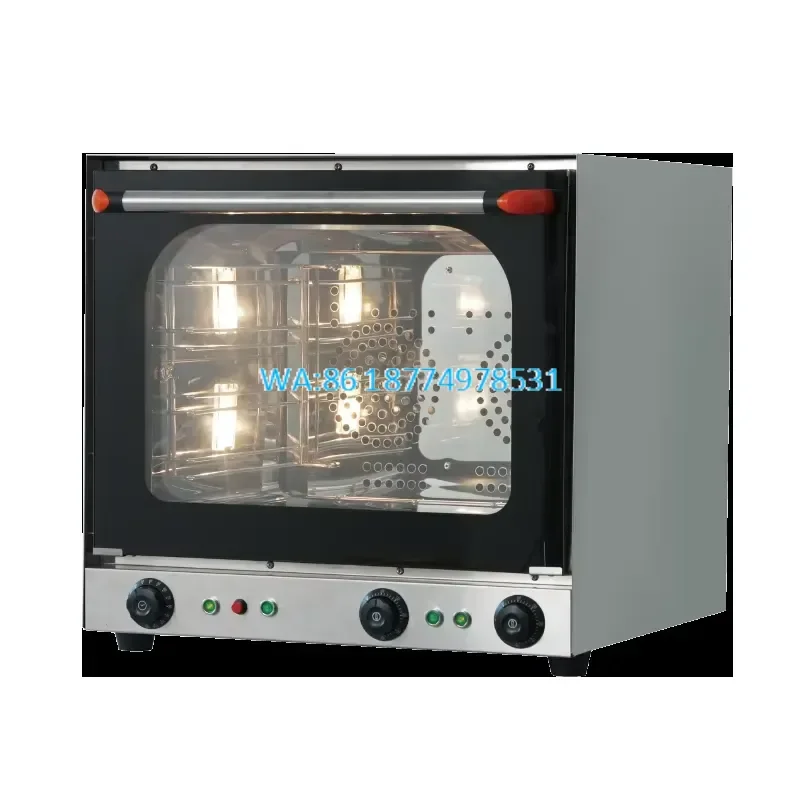 Wmwmnu for 1 Tray Bakery Perspective Convection Oven with Steam Hot Air Small Oven for Home Baking Restaurant Hotel Use