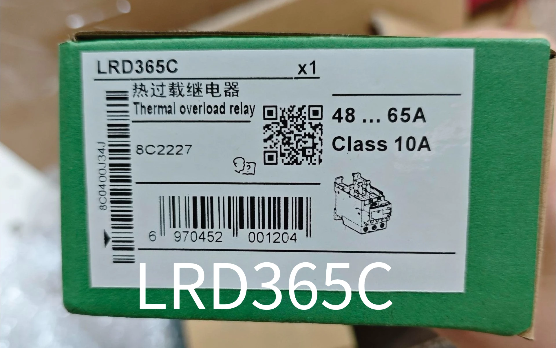 

Brand New Original LRD365 LR-D365C LRD365C 48-65A thermal overload relays - 48...65 A - class 10A Fast Delivery