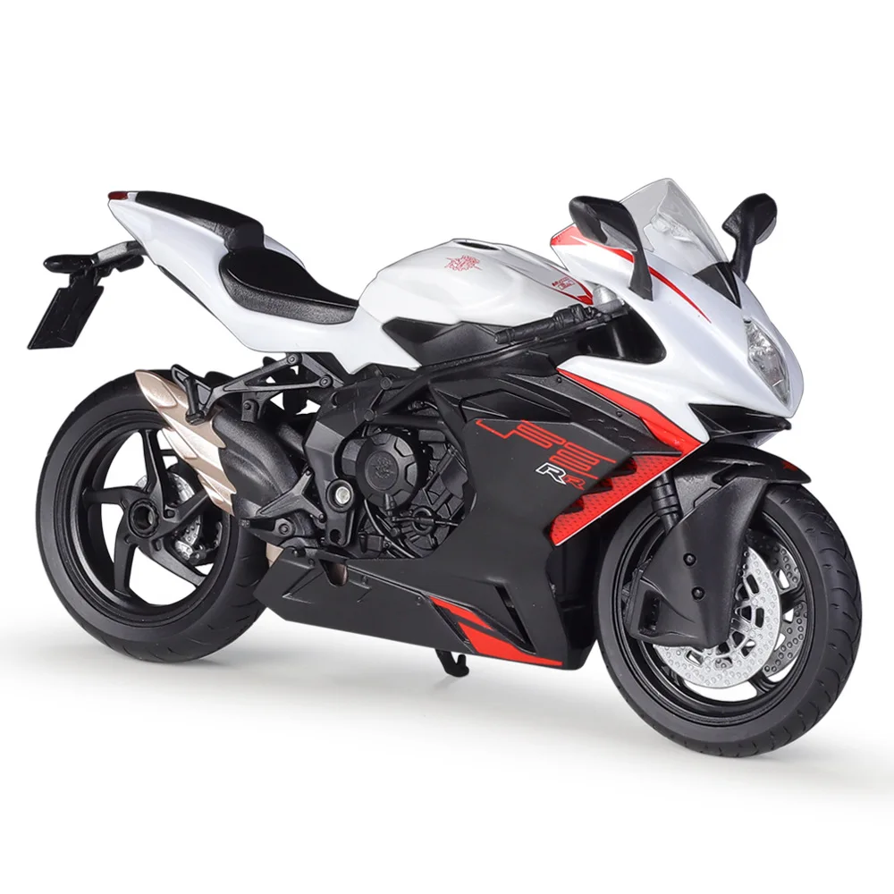 Welly 1:12 MV Agusta F3 RR Motorcycle Models Alloy Model Motor Bike Miniature Race Toy For Gift Collection