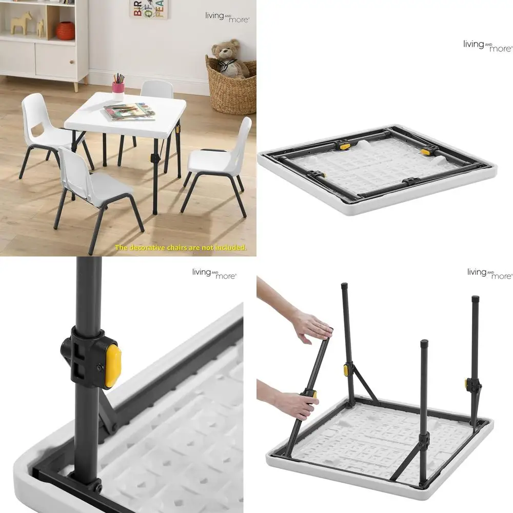 

24-дюймовый легкий складной стол для малышей, не требует сборки