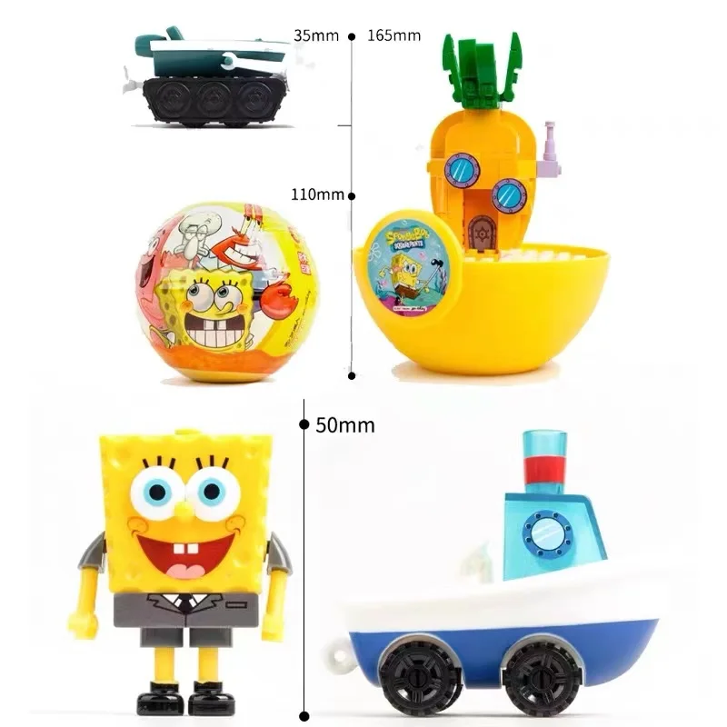 SpongeBob SquarePants ชุดไข่บิดเซอร์ไพรส์, พี่ชายปลาหมึกยักษ์, หัวหน้าปู, เบอร์เกอร์ปูตัวต่อของเล่นเด็ก