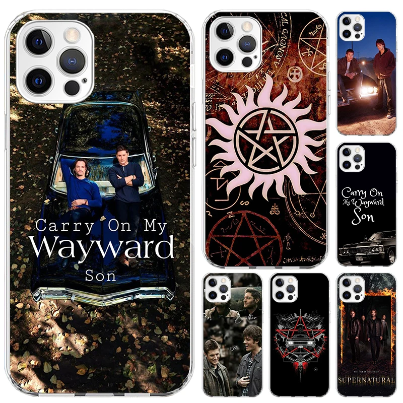 Чехол для телефона Babaite Supernatural SPN Dean And Sam для iPhone 17 Air 16 15 Plus 14 13 12 11 Pro Max 17E 16E 7 8 SE 2020, мягкий чехол-футляр