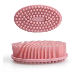 Silicone Bath Brush Clean Massage Full Body Scrub Bath Brush Baby Silicone Shampoo Bath