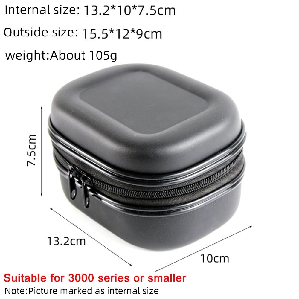 EVA Waterproof Case Cover for Spinning Reel Portable Fishing Reel Bag Fishing Tackle Bag Fishing Reel Carry Box Pesca