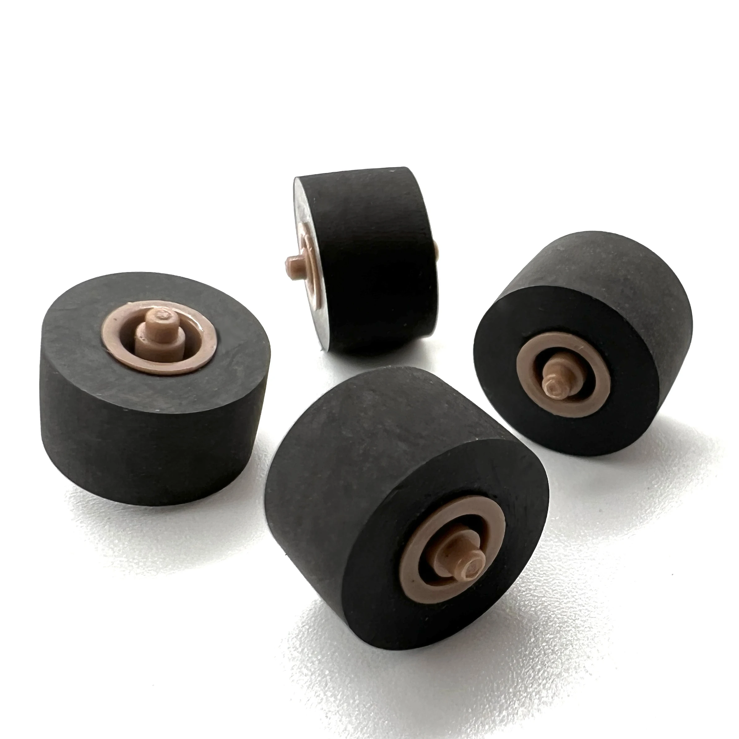 9.5X6X10.5X1.5Mm Cao Su Kẹp Con Lăn Bánh Xe Với Trục Cho Máy Ghi Âm Áp Cassette Sàn Tàu phong Trào Phụ Kiện Âm Thanh