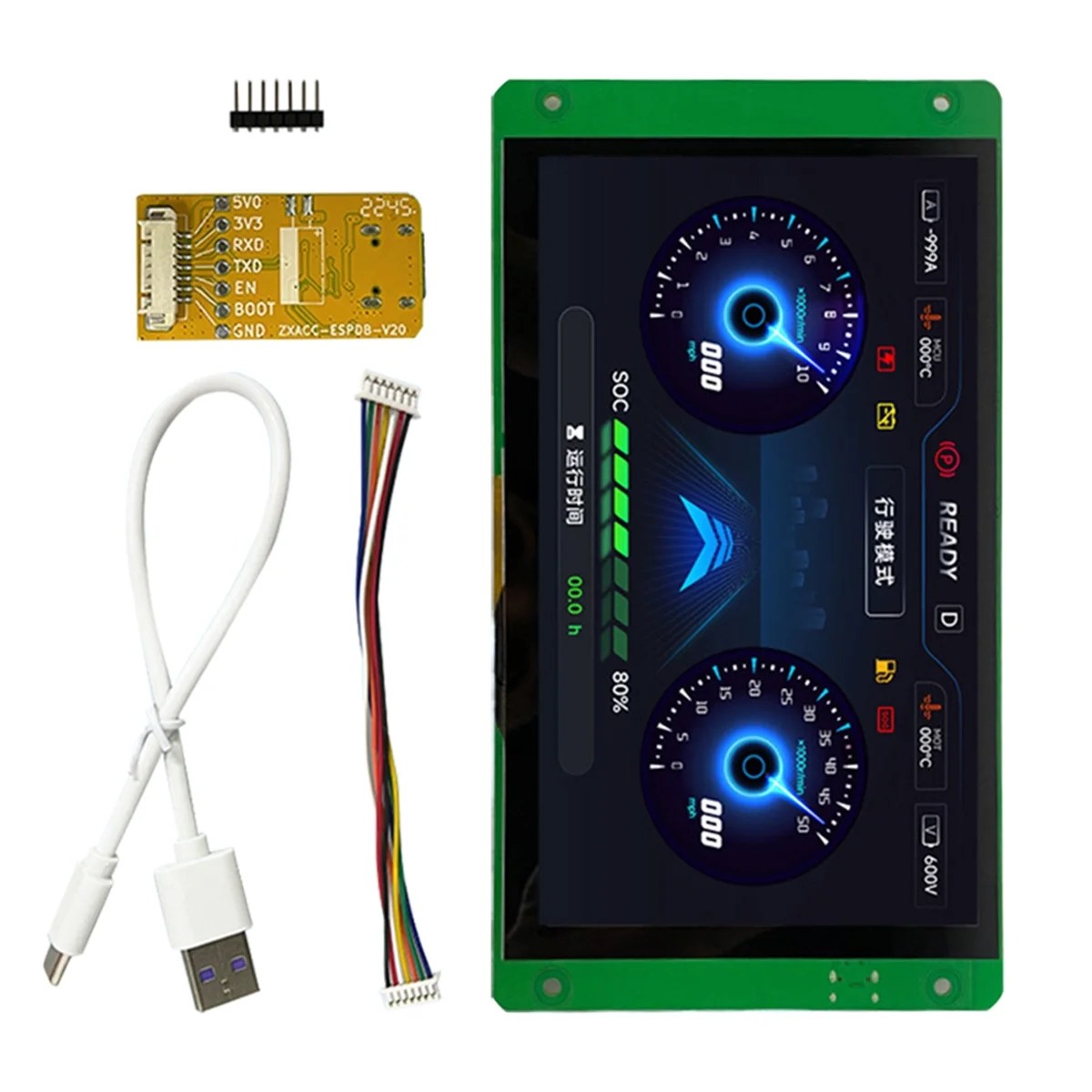 POP-l7.0-дюймовый емкостный сенсорный ЖК-экран 800X480 с интерфейсом RGB Модуль ESP32-S3 Встроенная вспышка 16 МБ SPI и 8 МБ