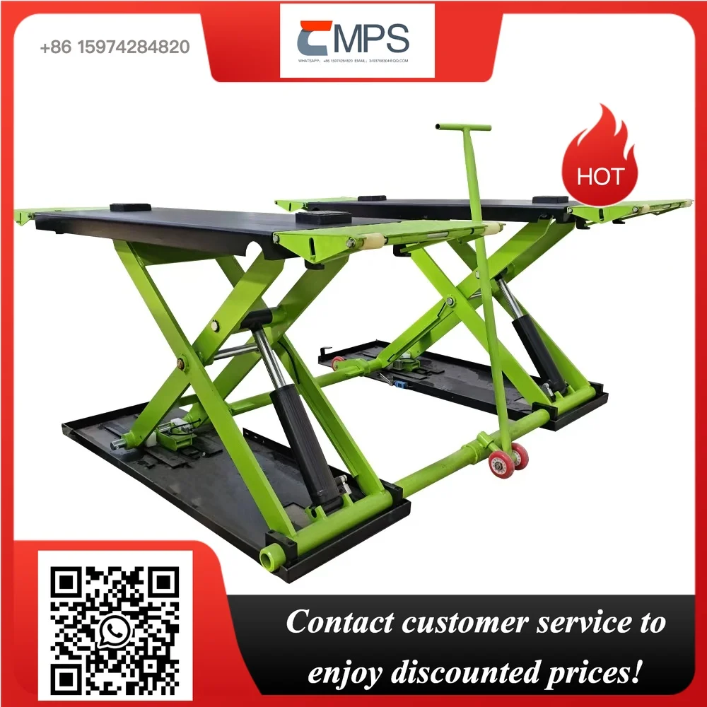 Auto Hoist Shop Hydraulic Car Lifts Lifting Machine Portable Mid Rise Car Scissor Lift for Sale