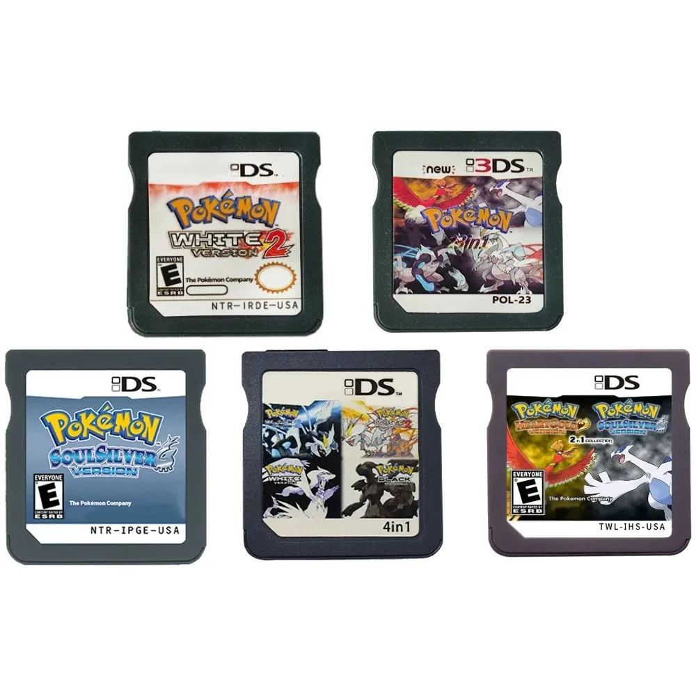 fun Pocket Monsters series suitable for NDS 3DS video game console Pocket Monsters HeartGold Platinum SoulSilver US version
