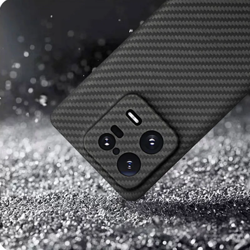 Case for Xiaomi 13 Pro  &  Xiaomi 13 Mi13 Real Carbon Fiber Aramid Anti-explosion Mobile Phone Protective Cover Protection Shell