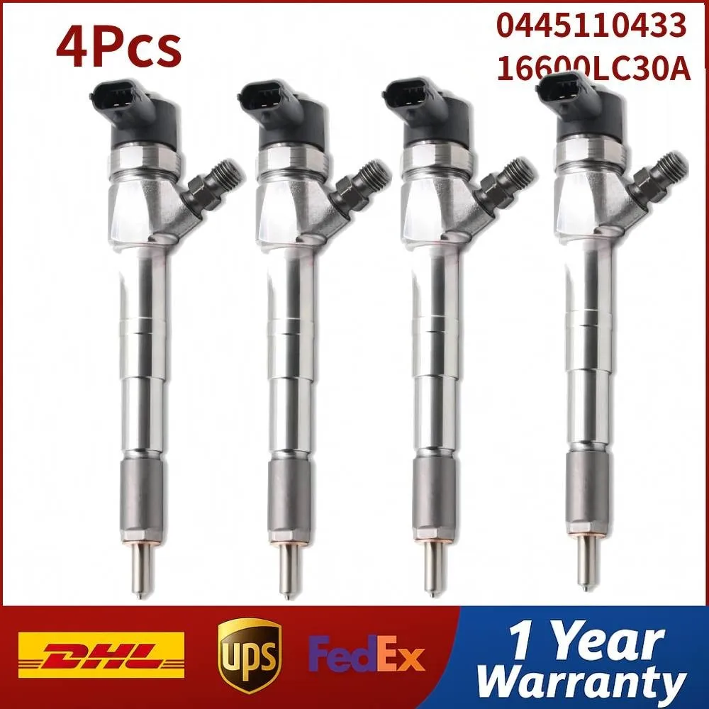 4 шт. 0445110433 16600LC30A Дизельные топливные форсунки для UD TRUCKS/UNICARRIERS