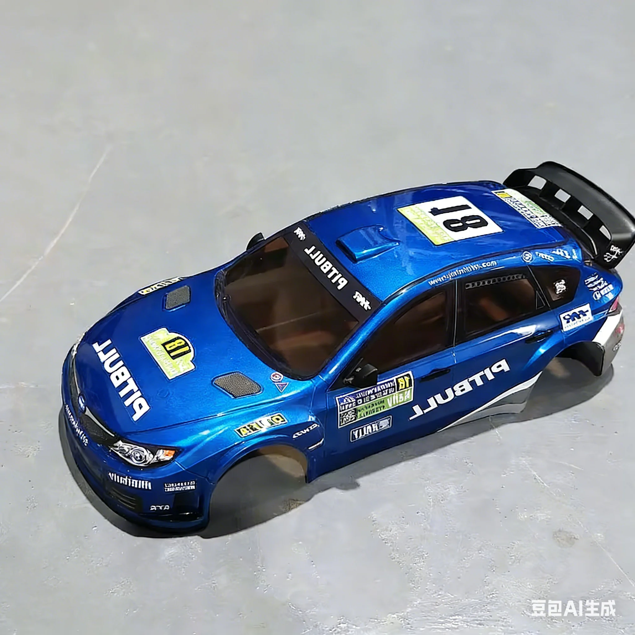 HN H98349 Ready Assembled PVC Plastic Car Body Shell Fit H9804 Foxhound 1/10 RC Rally Car Realistic Look Direct Fit Upgrade