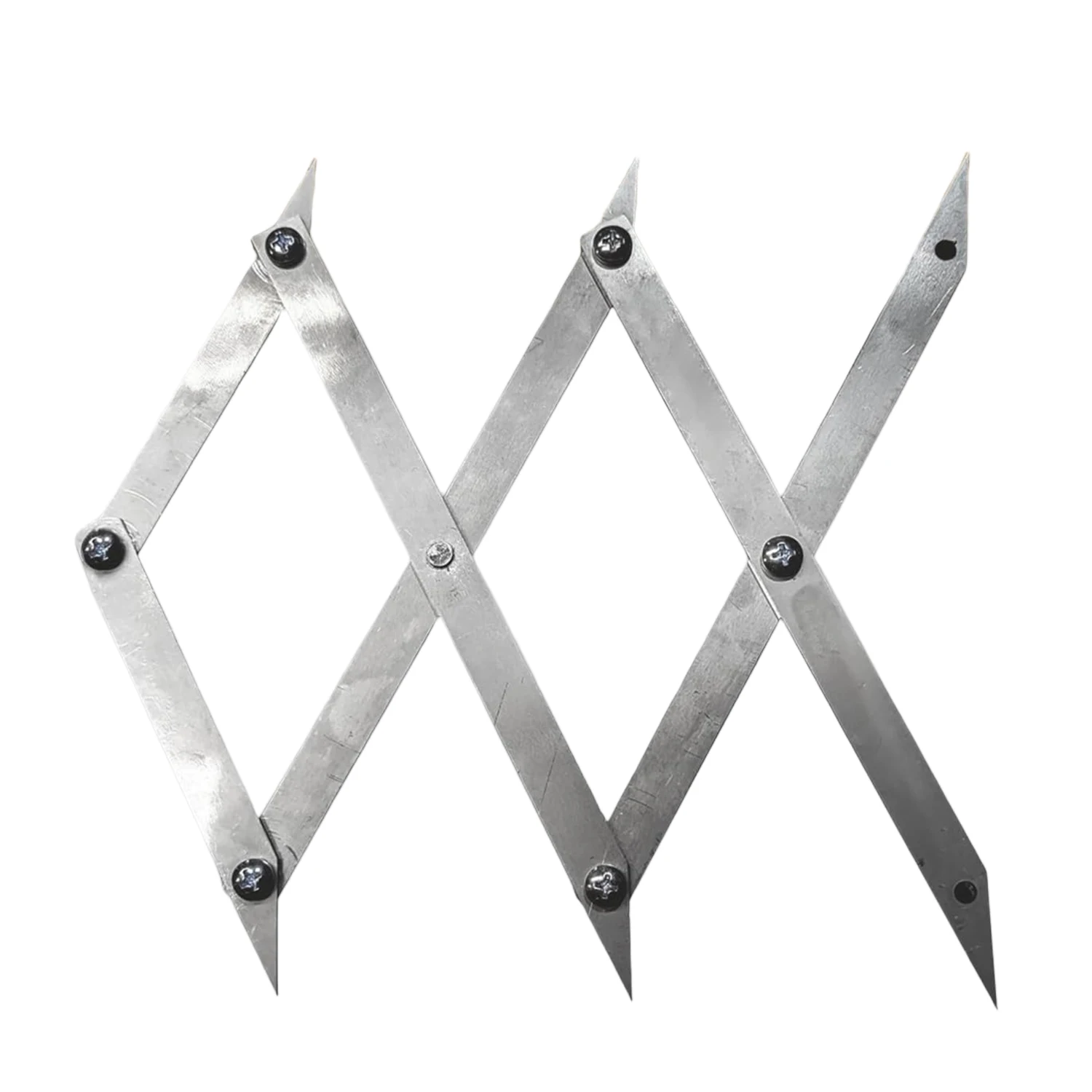 Alat Pencari Titik Tengah 3-Titik dari Baja Anti Karat, Alat Pengukur Akurat untuk Pertukangan Kayu, Pengelasan, Jarak Sama, Presisi