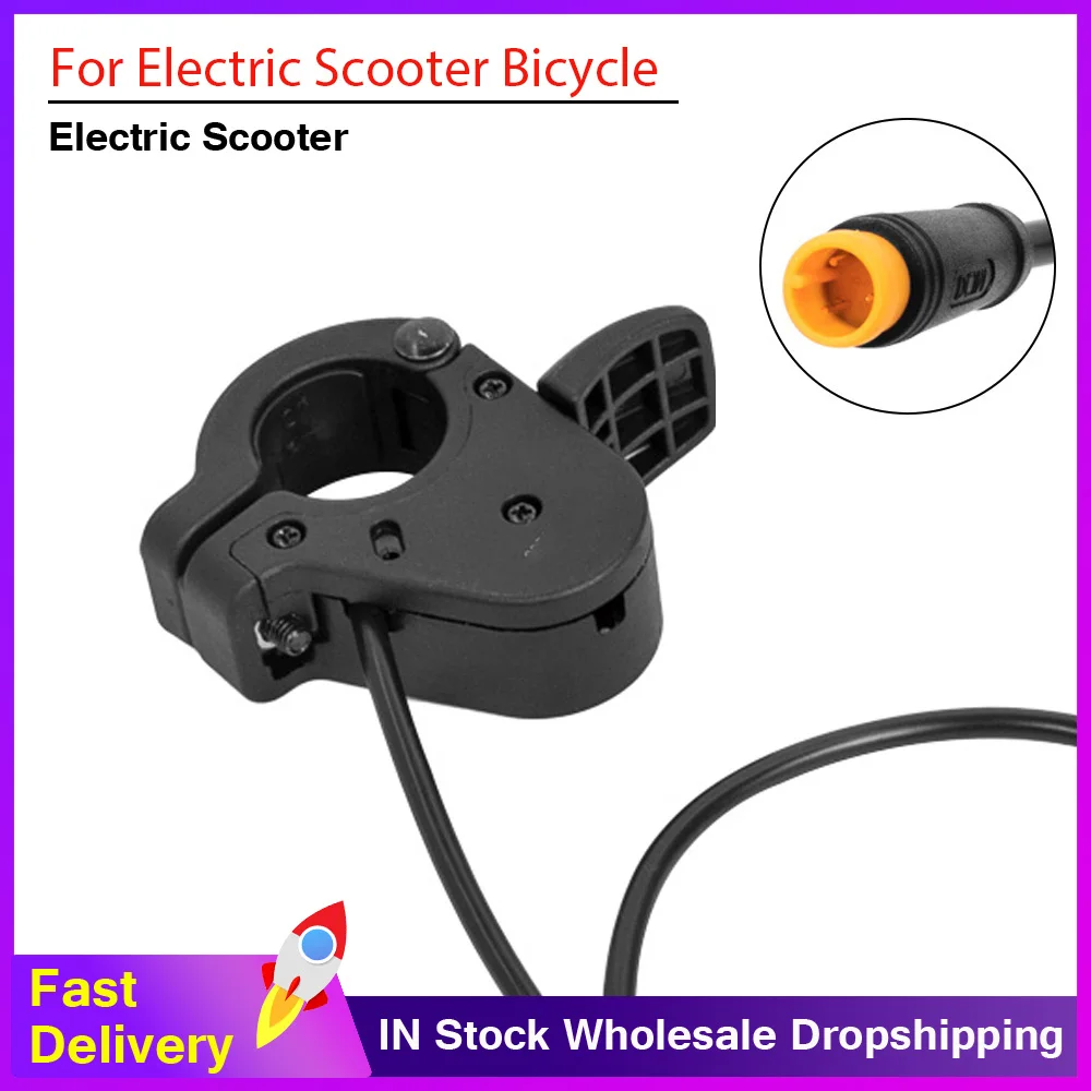 Image of 300X Gashebel für Elektrofahrrad Roller Daumen-Gaspedal 24V 36V 48V 72V Rechts-/Links-Hand Universalzubehör