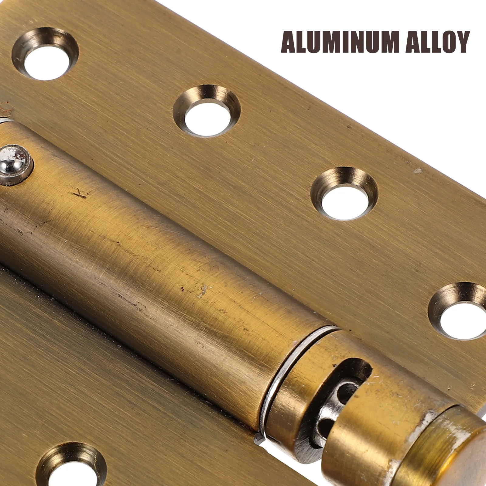 

2pcs Self Closing Door Heavy Duty Automatic Exterior Metal Hinges for Wooden Screen Garage Doors Spring Loaded Adjustable