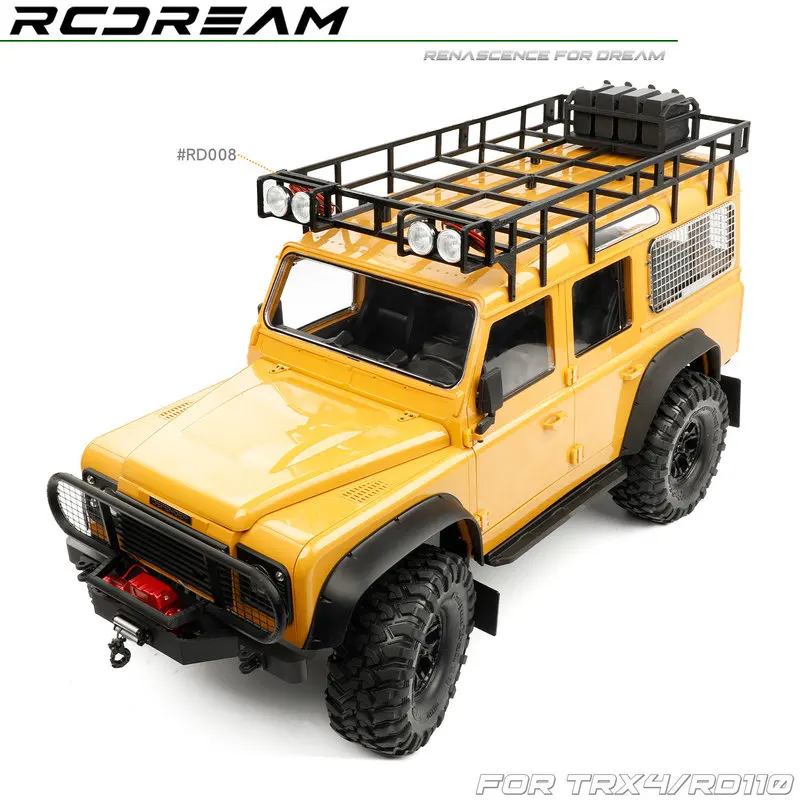 RCDream RD110 Camel Trophy Roof Rack Vintage Luggage Rack for Defender Parts Accessories Replacement Set Kit Part Accessory Set