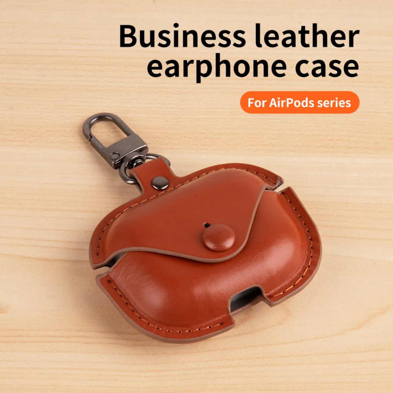 For Airpods 4 Case Leather Business Earphone Case Headset Shell Headphone Cover For Apple AirPods 3 2 1 airpod pro case