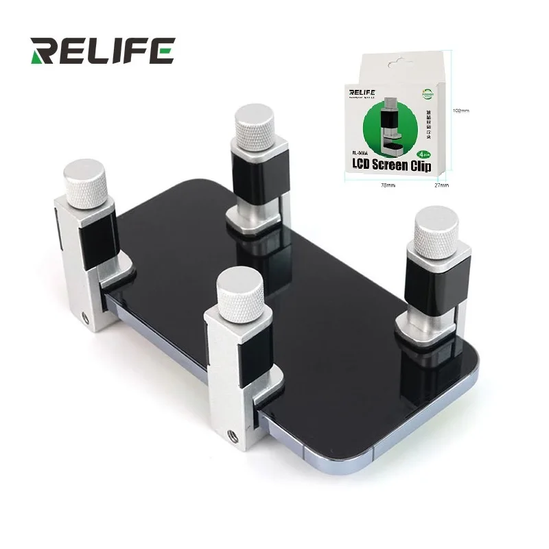 RELIFE RL-008A LCD Screen Fixing LCD Clamp Clip For Phone Repair Tools LCD Display Screen Fastening Clamp Clip For IP/IPad/Table