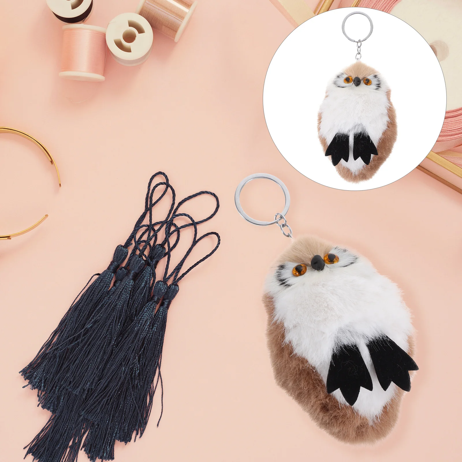 

Unique Owl Keyring Durable Metal Key Chain for Luggage Bag Pendant Cute Keychains Women Kids Party Favors Key Chain