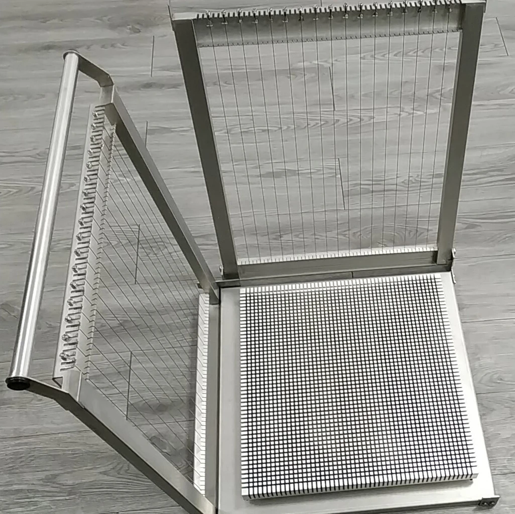 

New 30*30CM Double Arm Manual Chocolate Guitar Cutter Cheese Cake Wire Cutter Truffle Chocolate Cutting Machine Guitar Cutter