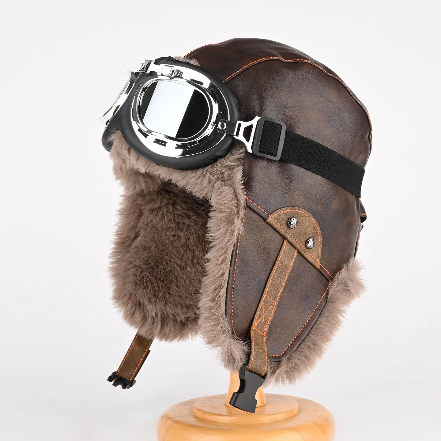 cappello-da-aviatore-in-pelle-vintage-con-occhiali-protettivi-fodera-in-pelliccia-sintetica-spessa-cappello-invernale-con-paraorecchie-ideale-per-sci-motociclismo-e-attivita-all'aperto