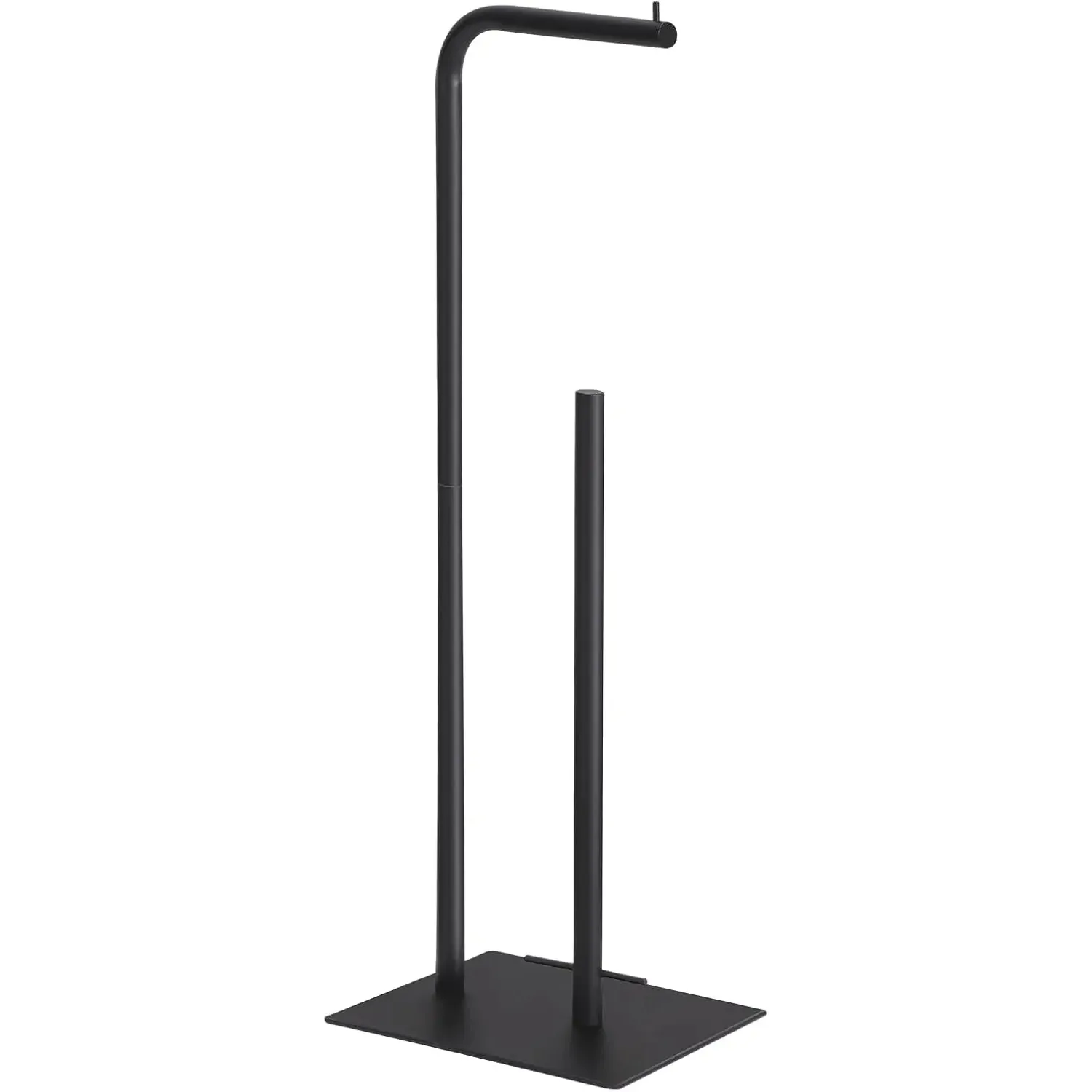 

Черный держатель для туалетной бумаги из нержавеющей стали — отдельно стоящий 4-рулонный диспенсер для ванной комнаты с резервным хранилищем