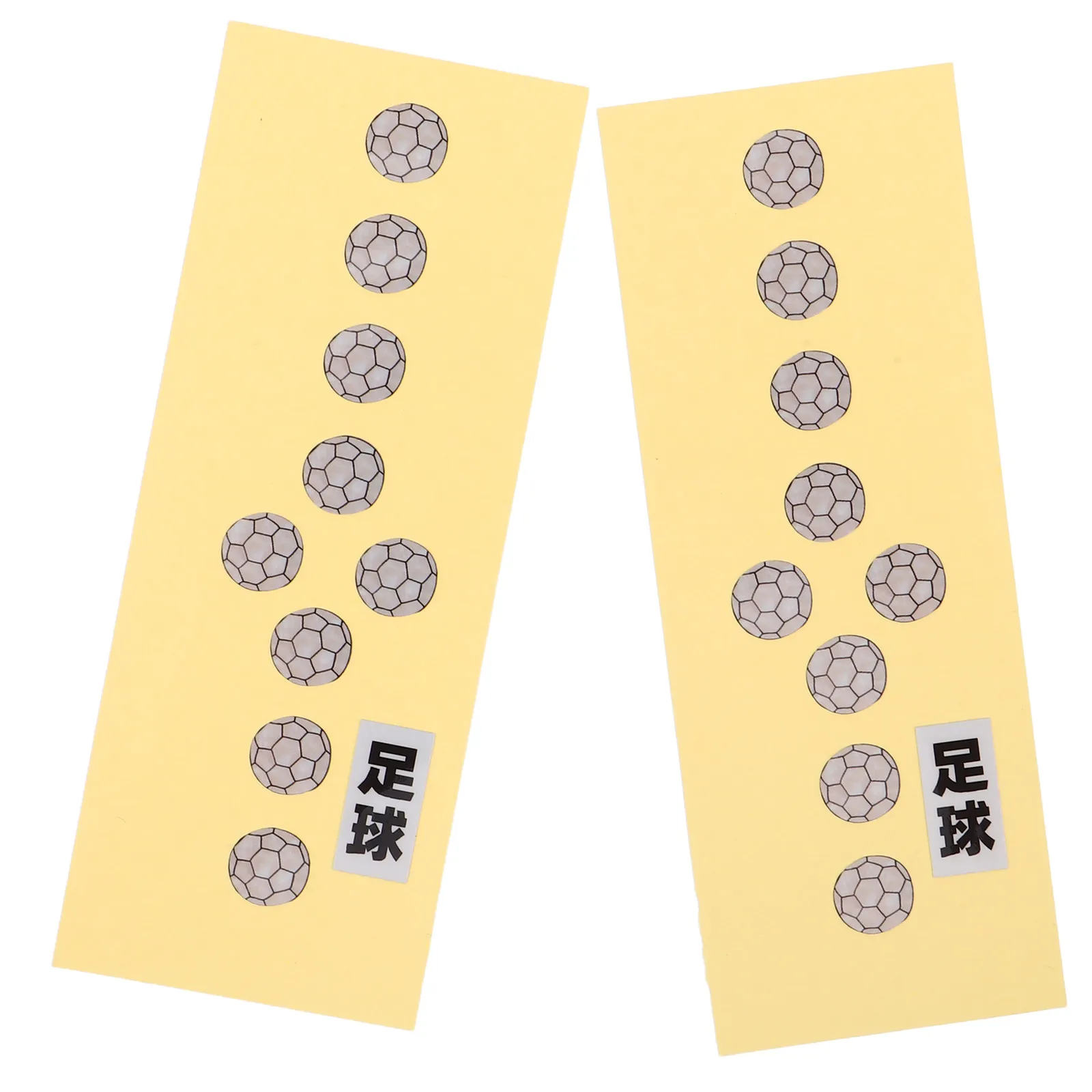 2Pcs Guitar Fretboard Stickers Soccer Graphics Beginner Acoustic Electric Bass Guitar Accessories for Music Lovers