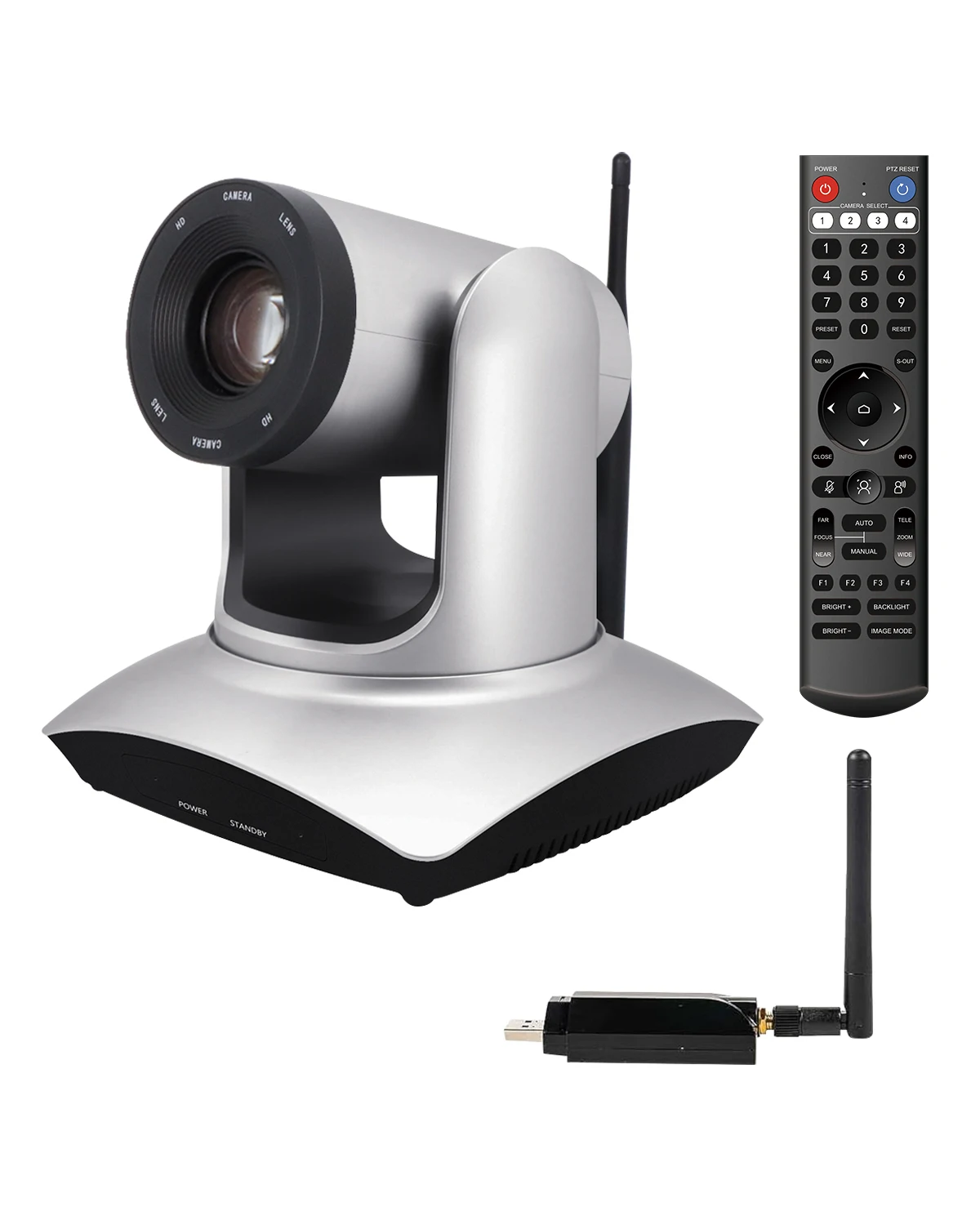 

FHD 1080P Video Conferencing Camera 5.8G Wireless PTZ Conference Room Camera 10X Optical Zoom For Meeting Live Streaming Church